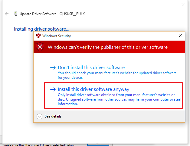 qdloader drivers download